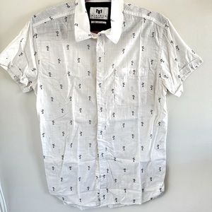 Minimum Short Sleeve Collared Button Down Shirt